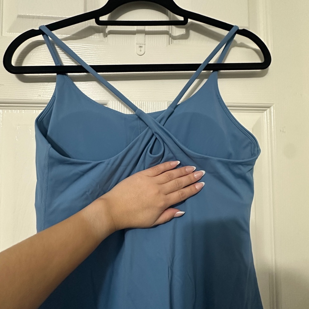 Halara athletic dress with built in shorts and sports bra - Picture 3 of 5